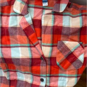 NWT OLD NAVY Printed Flannel Pajama Set  XL